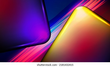 Abstract Colorful Light Leak Background. Modern Dynamic Background Usable for Greeting Card, Banner, Landing Page, Presentation Background, Etc.