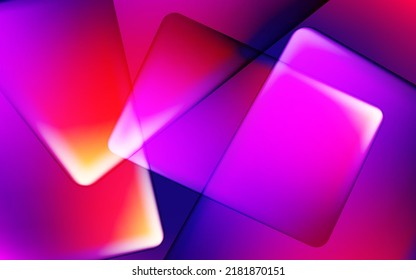Abstract Colorful Light Leak Background. Modern Dynamic Background Usable for Greeting Card, Banner, Landing Page, Presentation Background, Etc.