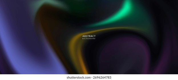 Abstrakter bunter Lichtwellen-Hintergrund mit violetten und blauen Farbverläufen für kreatives Design.Vektorgrafik eps10