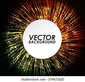 Abstract colorful lights pattern technology background.
