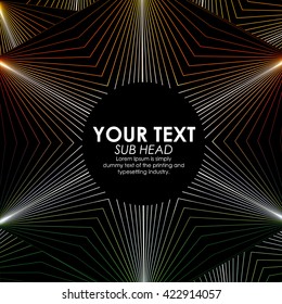 Abstract colorful lights wave pattern technology background.