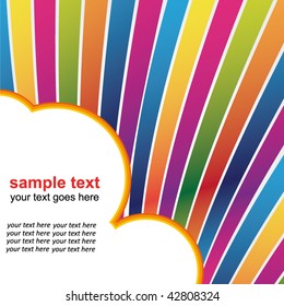 abstract colorful line background