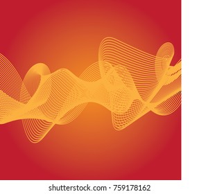 abstract colorful line background template