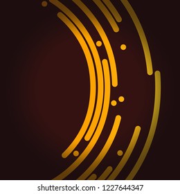 Abstract colorful line background vector