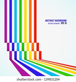 Abstract colorful line background. Vector illustration. Can be used for your business presentations
