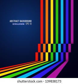 Abstract colorful line background. Vector illustration. Can be used for your business presentations
