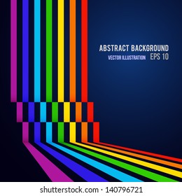 Abstract colorful line background. Vector illustration. Can be used for your business presentations
