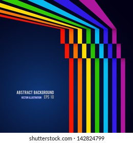 Abstract colorful line background. Vector illustration. Can be used for your business presentations