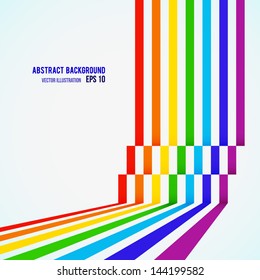 Abstract colorful line background. Vector illustration. Can be used for your business presentations