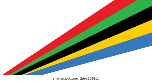 Abstract colorful line background vector.