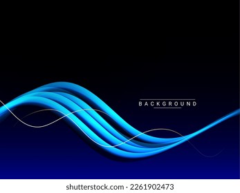 Abstract colorful line elements decorative design background vector