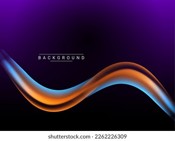 Abstract colorful line elements decorative design background vector