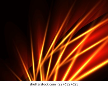 Resumen de elementos de línea coloreados diseño decorativo vector de fondo
