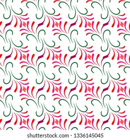 Abstract colorful line seamless pattern. Fashion graphic color background design. Modern stylish abstract texture. Colorful template for prints, textile, wrapping, business, etc. Vector illustration