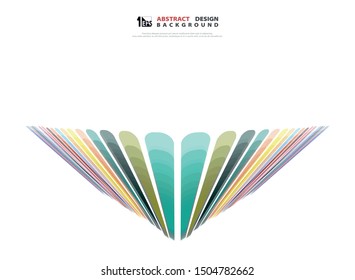 Abstract colorful line tech design background. You can use ad, poster, artwork, template, cover design, annual report. illustration vector eps10