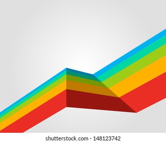 Abstract colorful line vector background eps 10 