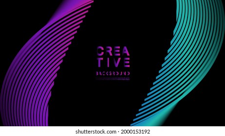 Abstract colorful line vector background. Stripe modern design for your ideas, Banners, Placards, Posters. Eps10 vector template.