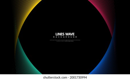 Abstract colorful line vector background. Stripe modern design for your ideas, Banners, Placards, Posters. Eps10 vector template.