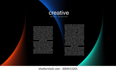 Abstract colorful line vector background. Stripe modern design for your ideas, Banners, Placards, Posters. Eps10 vector template.