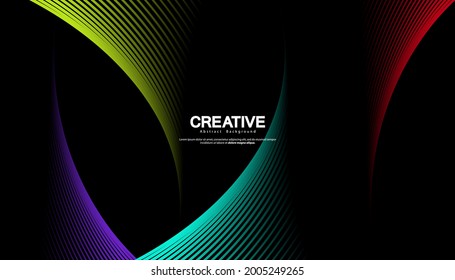 Abstract colorful line vector background. Stripe modern design for your ideas, Banners, Placards, Posters. Eps10 vector template.