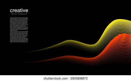 Abstract colorful line vector background. Stripe modern design for your ideas, Banners, Placards, Posters. Eps10 vector template.