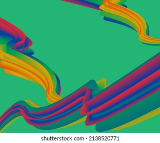Abstract colorful line vector background
