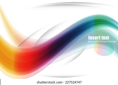 Abstract colorful line vector background - Creative illustration eps10