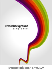Resumen de fondo de vector de línea de color