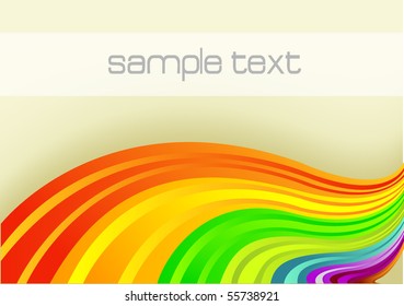 Abstract Colorful Lines