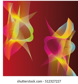 abstract colorful lines background