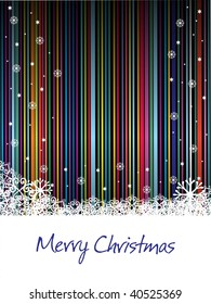 abstract colorful lines background with creative blossoms