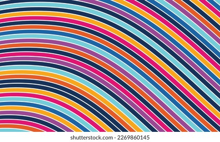 Abstract colorful lines background	design