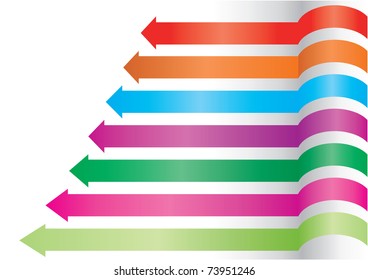 abstract colorful lines background eps8