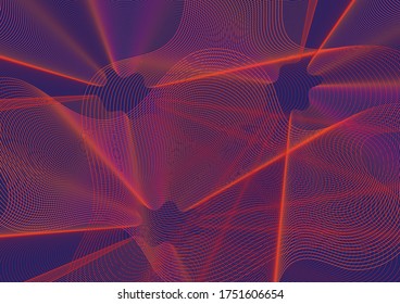 abstract colorful lines background vector