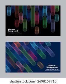 Abstractas Vector de fondo de líneas de colores con Formas transparentes superpuestas, creando una sensación de velocidad y movimiento. Perfecto para Diseño gráfico moderno, carteles, Anuncios y presentaciones digitales.