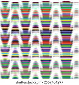 Abstract Colorful Lines: Dynamic Striped Pattern