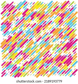 Abstract colorful lines, halftone pattern background. Vector illustration.