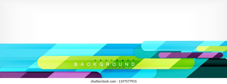 Abstract colorful lines, modern geometric background design, vector illustration