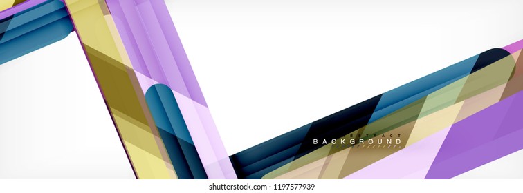 Abstract colorful lines, modern geometric background design, vector illustration