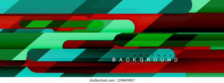 Abstract colorful lines, modern geometric background design, vector illustration