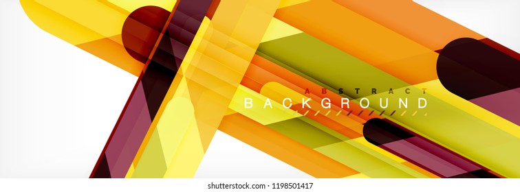 Abstract colorful lines, modern geometric background design, vector illustration