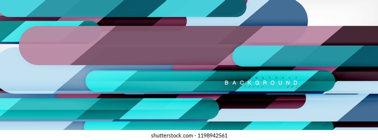 Abstract colorful lines, modern geometric background design, vector illustration