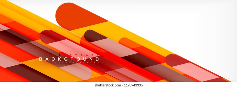 Abstract colorful lines, modern geometric background design, vector illustration