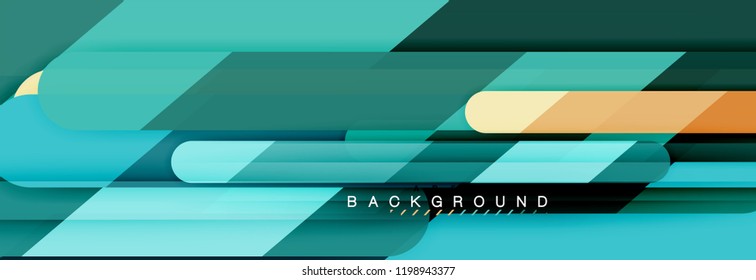 Abstract colorful lines, modern geometric background design, vector illustration