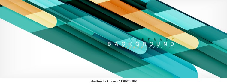 Abstract colorful lines, modern geometric background design, vector illustration