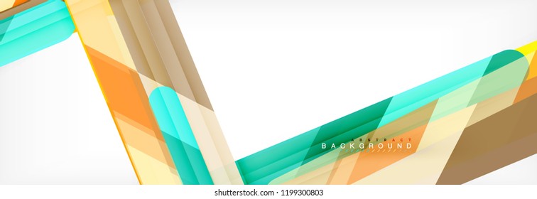 Abstract colorful lines, modern geometric background design, vector illustration