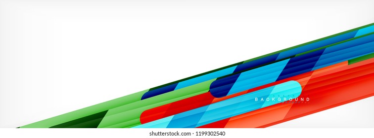 Abstract colorful lines, modern geometric background design, vector illustration