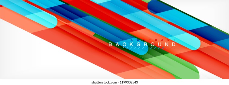 Abstract colorful lines, modern geometric background design, vector illustration