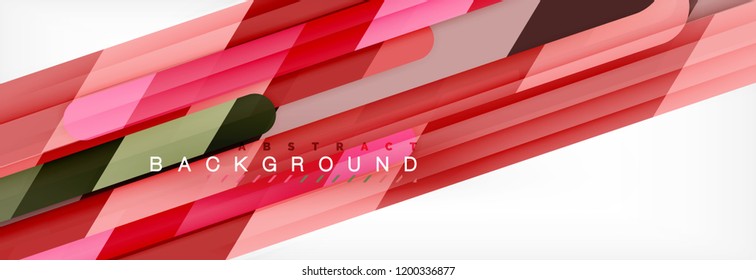 Abstract colorful lines, modern geometric background design, vector illustration