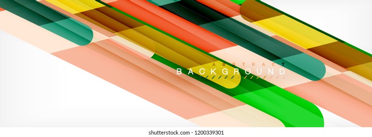 Abstract colorful lines, modern geometric background design, vector illustration